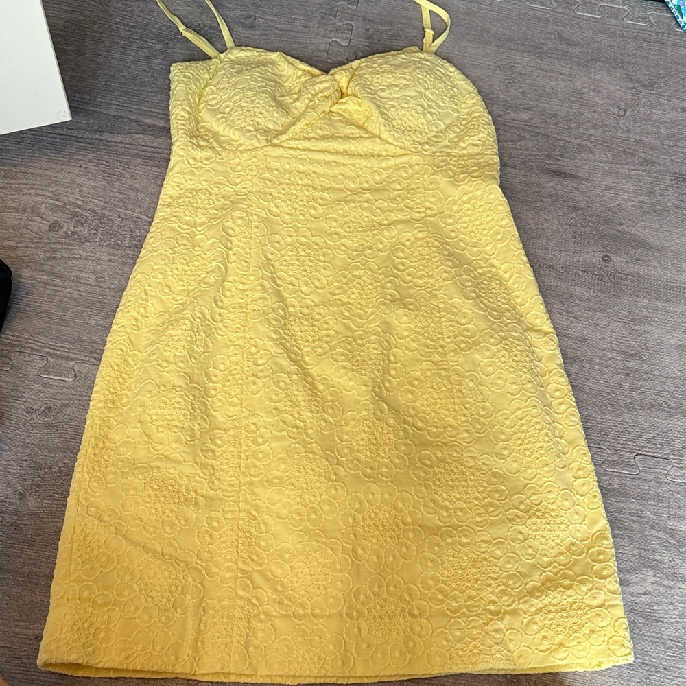 Lilly Pulitzer Yellow Mini Dress